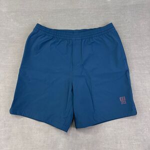 Topo Designs GLOBAL Shorts Mens XXL Pond‎ Blue Outdoor Hiking Quick-Dry Comfort